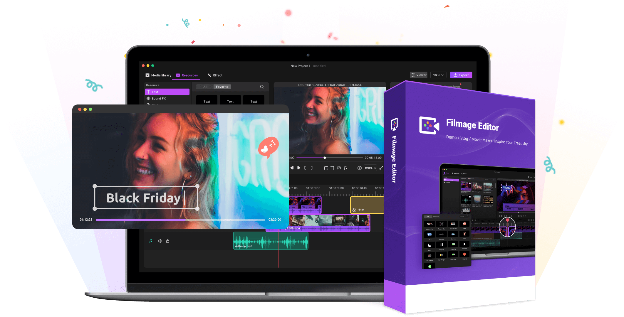 Black Friday Sale: Share and Get Filmage Editor Mac